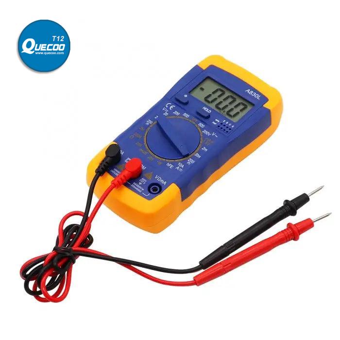 A830L Digital Multimeter AC DC OHM Volt Current Tester Mini Meter