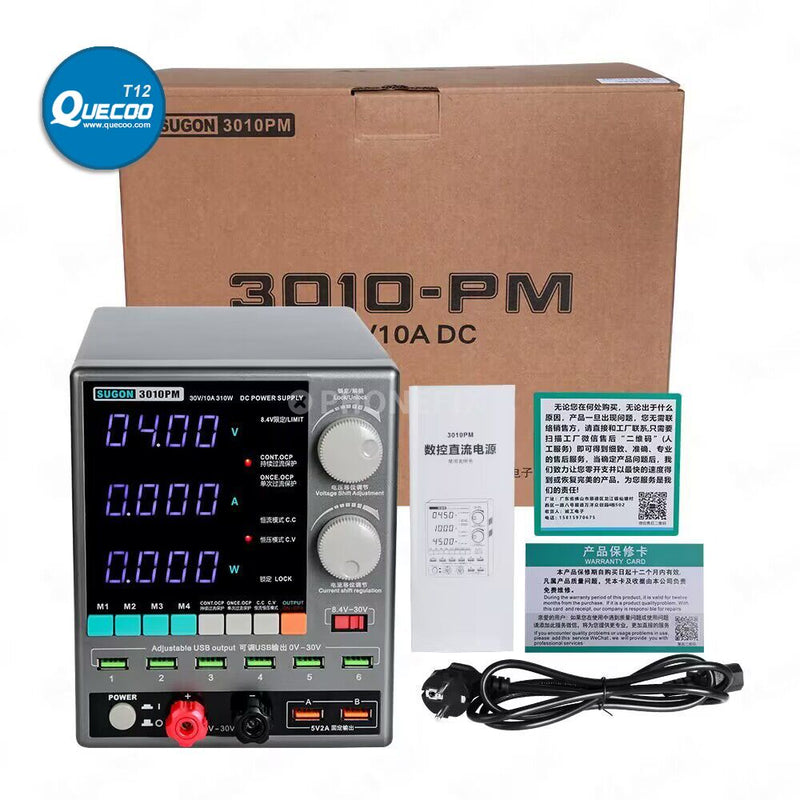 SUGON 3010PM 310W 30V 10A DC Power Supply 4-Digits Display