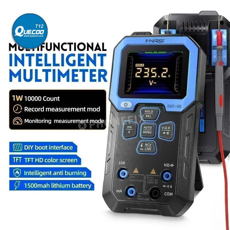 FNIRSI DMT-99 Digital Multimeter Smart Voltmeter Ammeter Tester