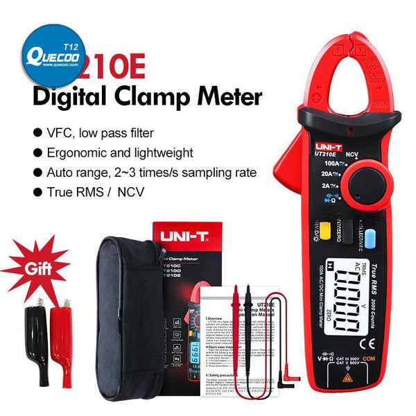 UNI-T UT210E Digital Clamp Meter AC DC Current Voltage Tester