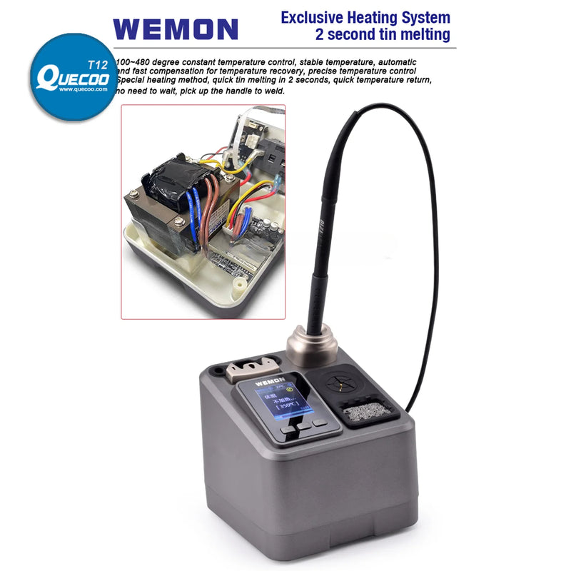 WEMON T31 Intelligent T210 T245 T115 Soldering Station for BGA SMD Mobile Phone PCB Welding Work With JBC C115 C245 C210 Tips