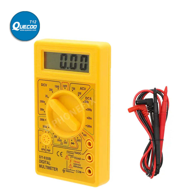 DT830B Digital Multimeter LCD Voltmeter Ammeter Ohm Tester