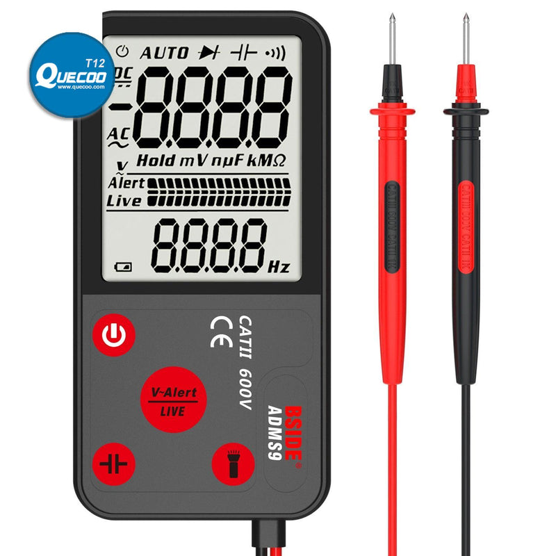 ADMS9 Portable Multimeter AC DC Voltage Meter Tester LCD Digital