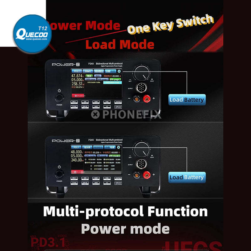 POWER-Z P240 Multi-protocol Bidirectional Digital Power Supply