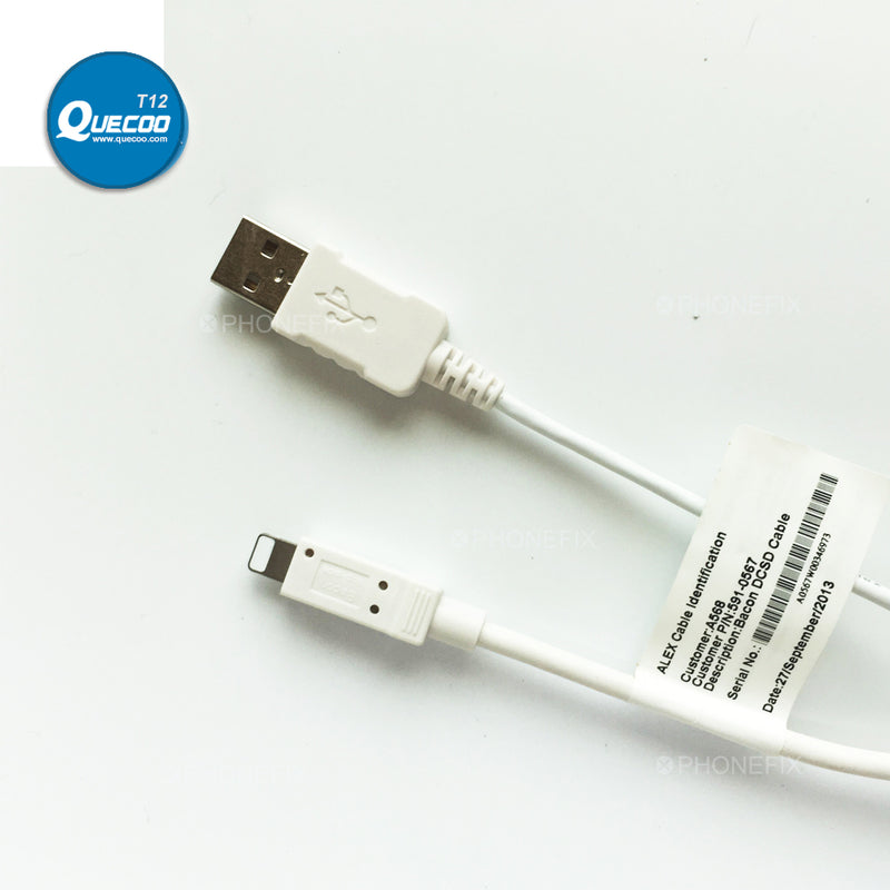 DCSD Alex Cable for iPhone Serial Port Engineering Cable Enter the purple screen can batch operation SysCfg for software/DFU box