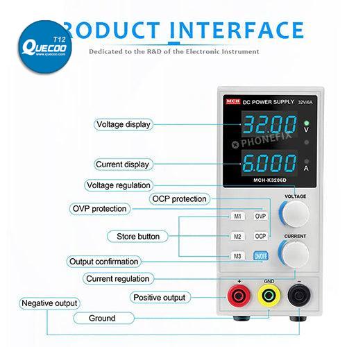 MCH-K3202/3/5/6D Adjustable DC Power Supply Phone Test Tool