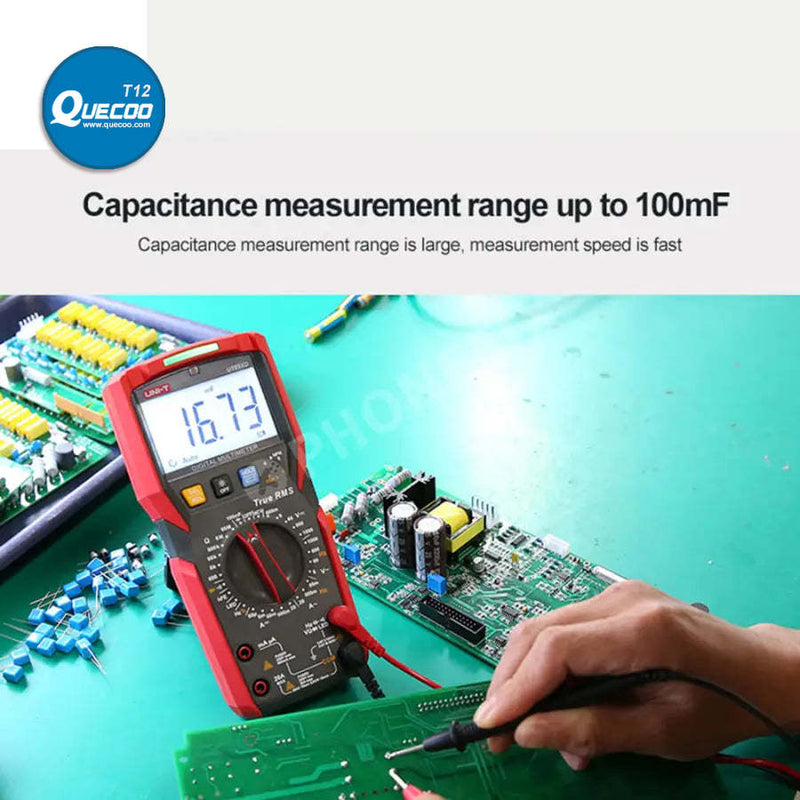 UT89XD LED Multimeter Smart Capacitance Voltage Current Tester