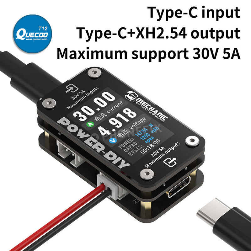 Mechanic POWER-DIY Digital Ammeter 30V 5A Votage Current Tester