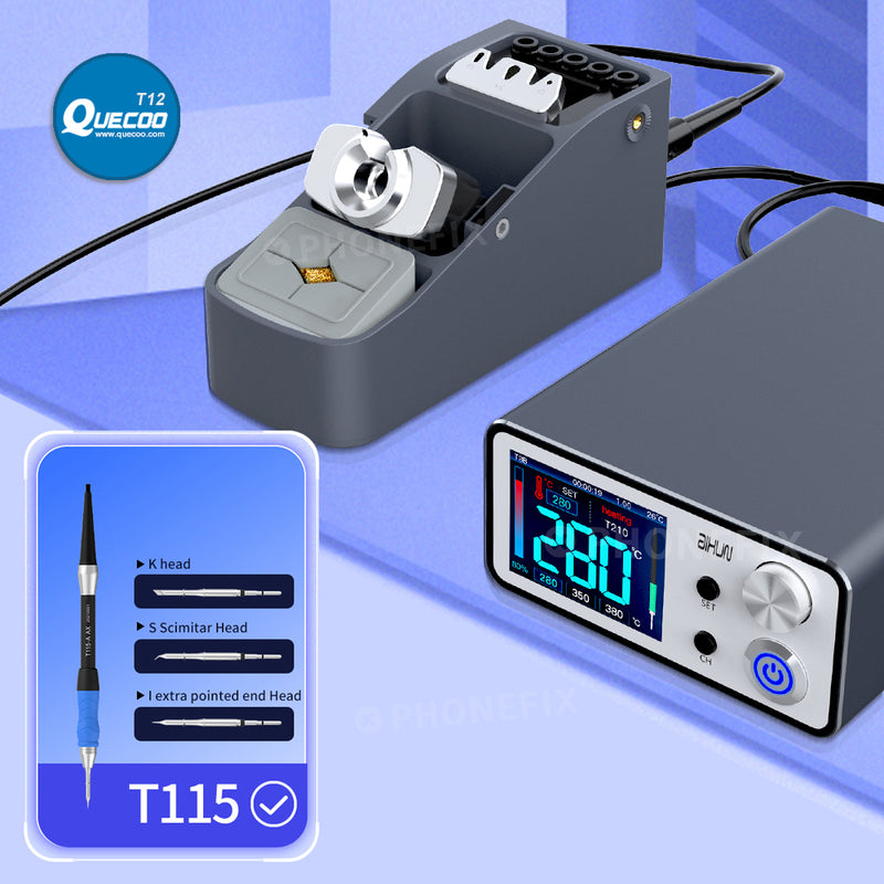 AIXUN T3BS Intelligent Welding Station with T210 Solder Iron Handle for Phone BGA Repair JCID T3B T115/T210 Soldering Station