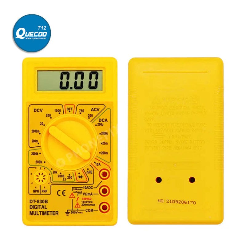 DT830B Digital Multimeter LCD Voltmeter Ammeter Ohm Tester