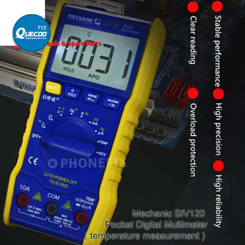 MECHANIC SIV120 Mini Portable Fully Automatic Multimeter