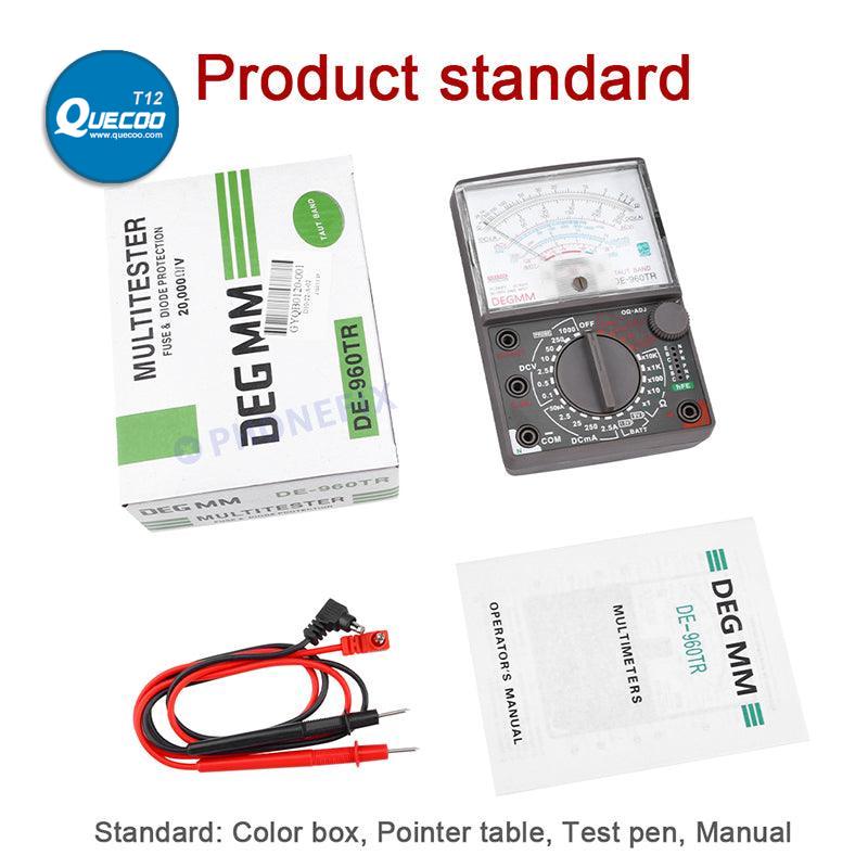 DE-960TR Pointer Automatic Multimeter Universal PCB Fault Testing Tool