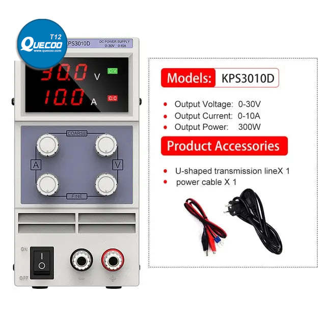 DC Power Supply Voltage Regulator Stabilizer Switching Variable Bench Source