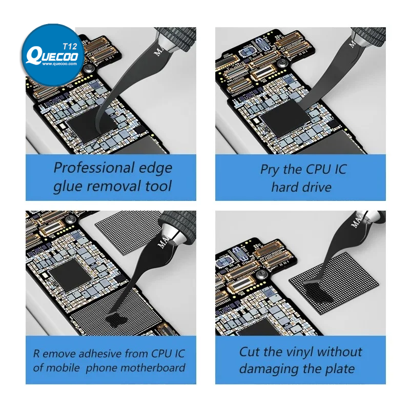 MaAnt Multi-functional Glue Removal Knife For IC Chip Repair Featuring Hand Polished Elastic Thin Blade For Scraping Glue