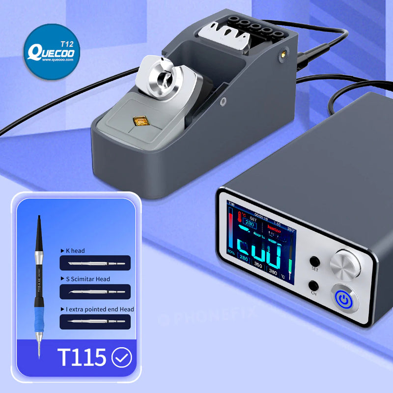 AIXUN T3BS Intelligent Welding Station with T210 Solder Iron Handle for Phone BGA Repair JCID T3B T115/T210 Soldering Station