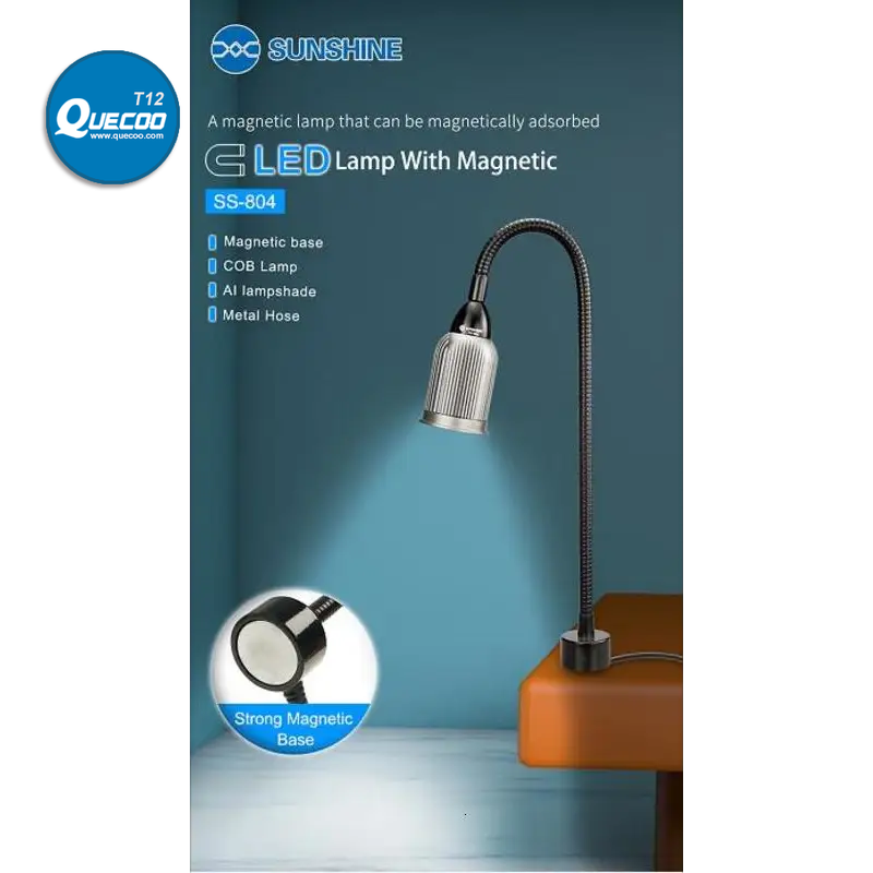 SS804 Magnetic LED Lamp Aluminum Universal Lampshade for Repair