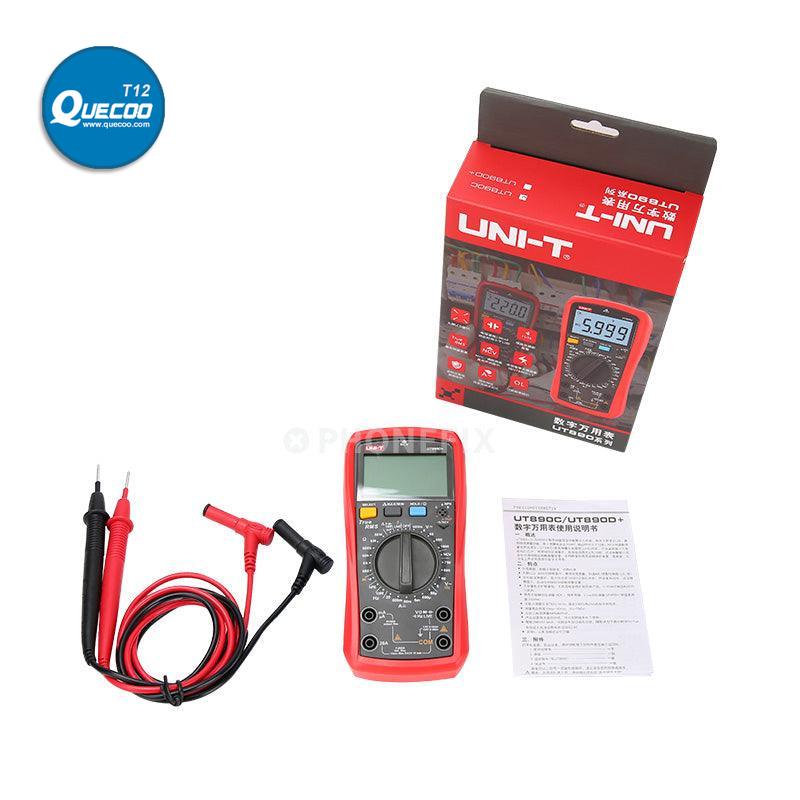 UNI-T UT890C/D+ True-RMS LCD Digital Multimeter Capacitance Meter