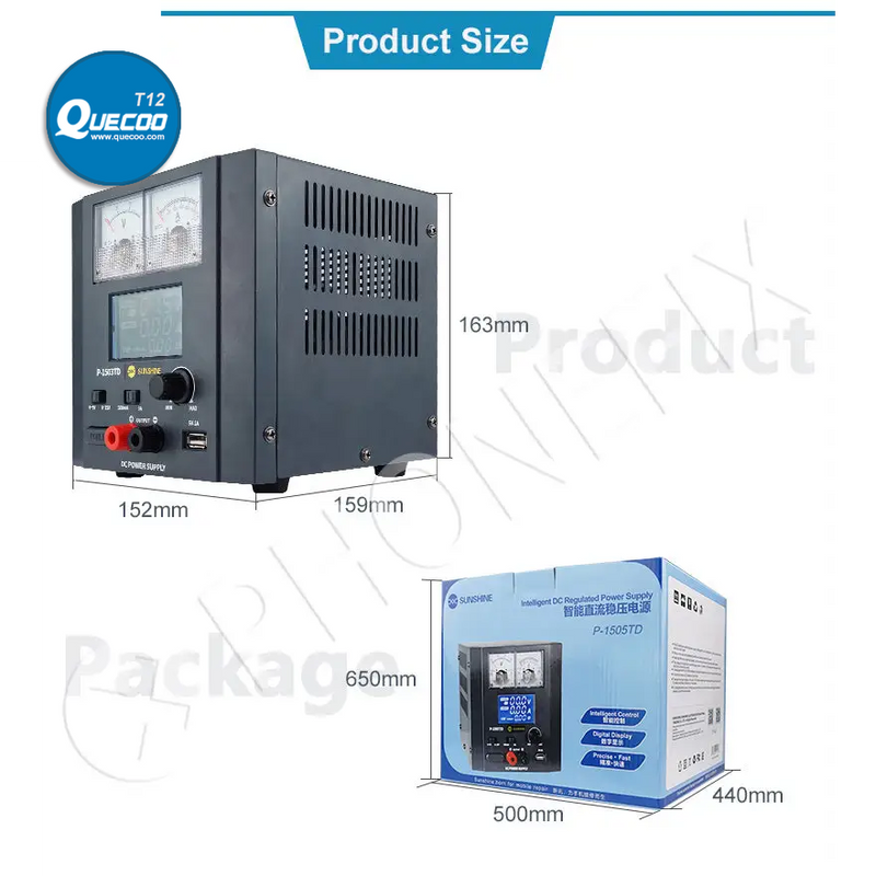 SUNSHINE P-1505TD Intelligent DC Power Supply