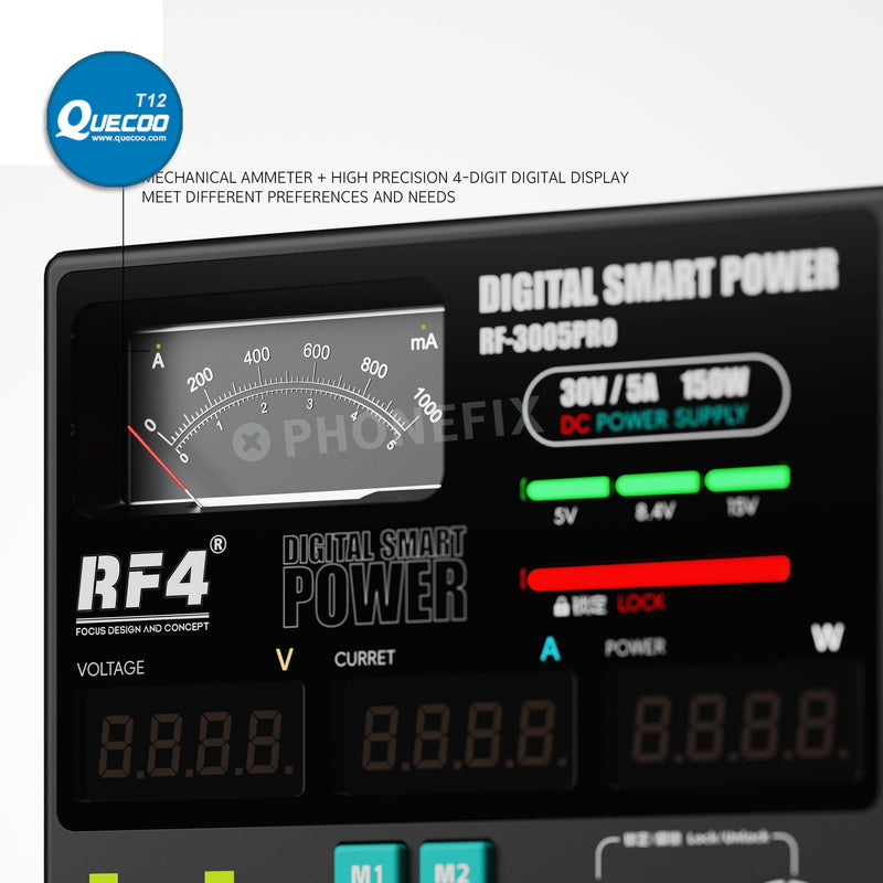 RF4 3005D 3005PRO Digital Smart DC Power Supply 30V 5A 150W