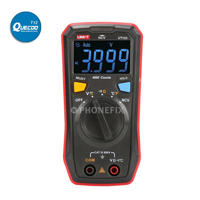 UNI-T UT123D Auto Range Digital Multimeter AC/DC Voltage Tester