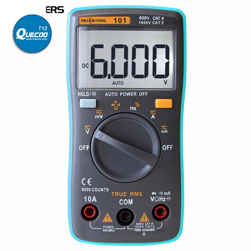 RICHMETERS 102 Pocket Digital Multimeter AC DC Voltage Tester