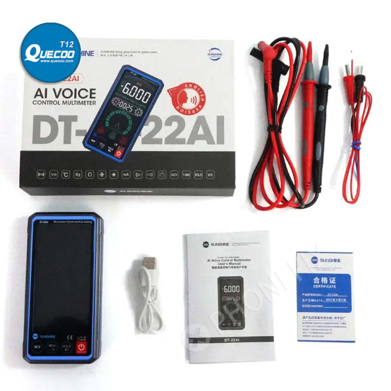 DT-22AI Voice Control Intelligent Multimeter Digital Tester