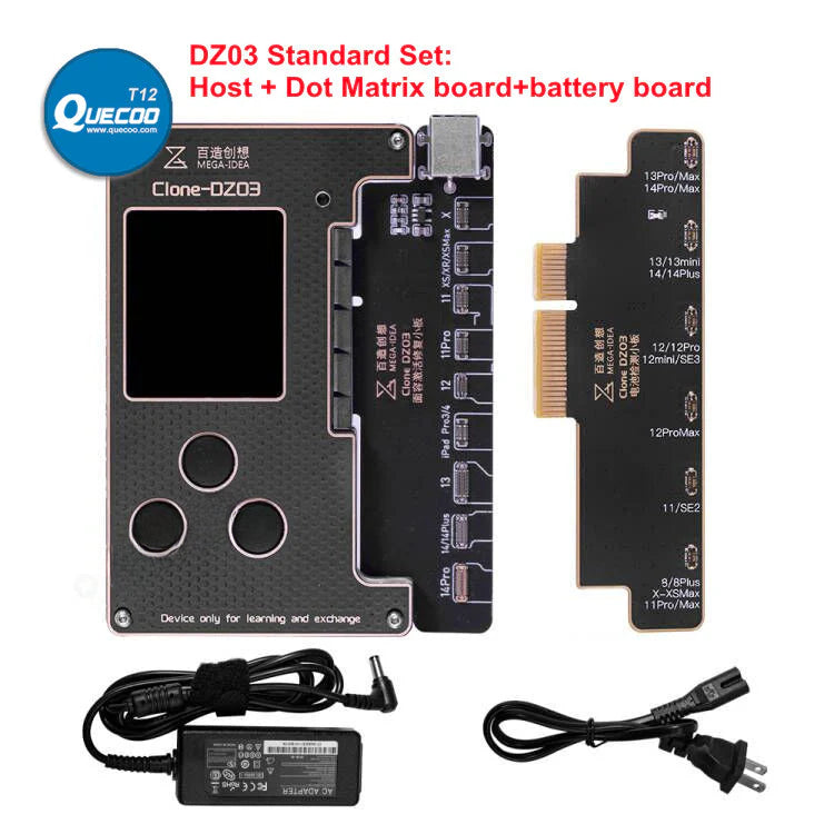 QIANLI Clone DZ03 Dot Matrix Programmer For iPhone X 11 12 13 14 PRO MAX Face ID Dot Projector Battery Repair Cable No Soldering