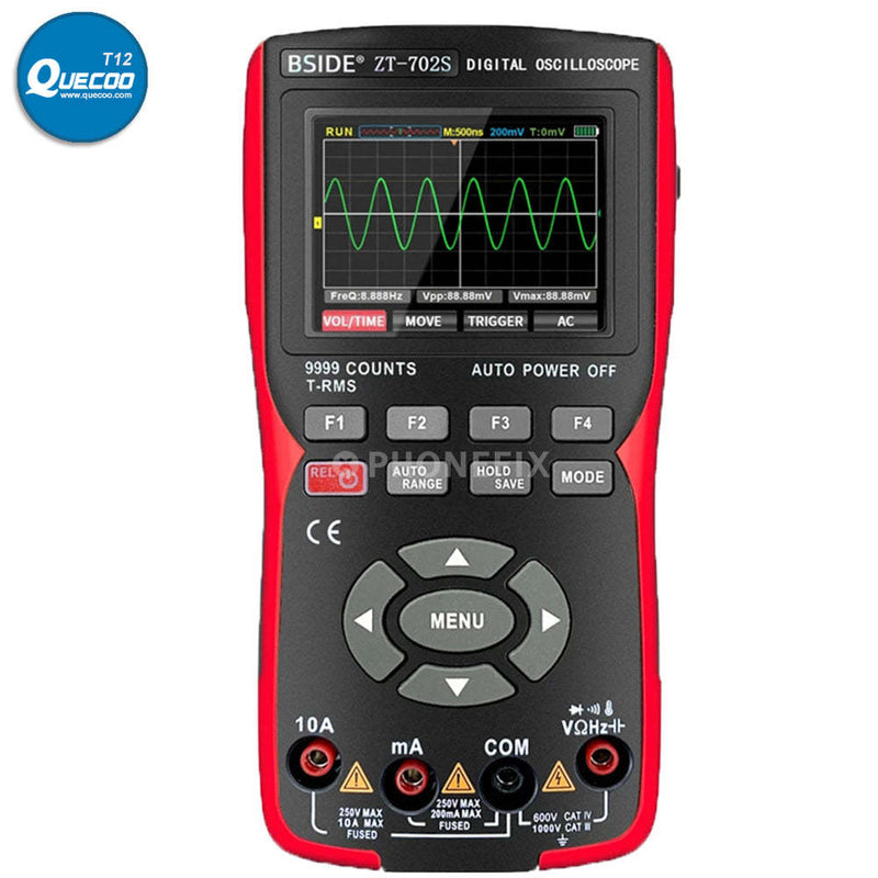 BSIDE Digital Color Screen High-precision Oscilloscope Multimeter