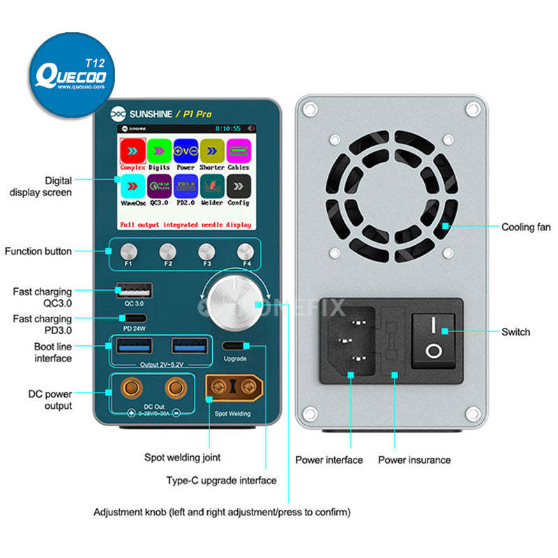 Sunshine P-3005A Digital DC Power Supply 30V 5A