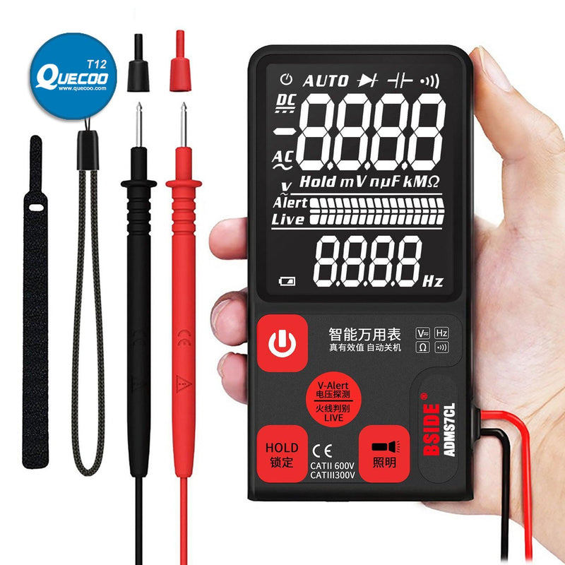 ADMS9 Portable Multimeter AC DC Voltage Meter Tester LCD Digital