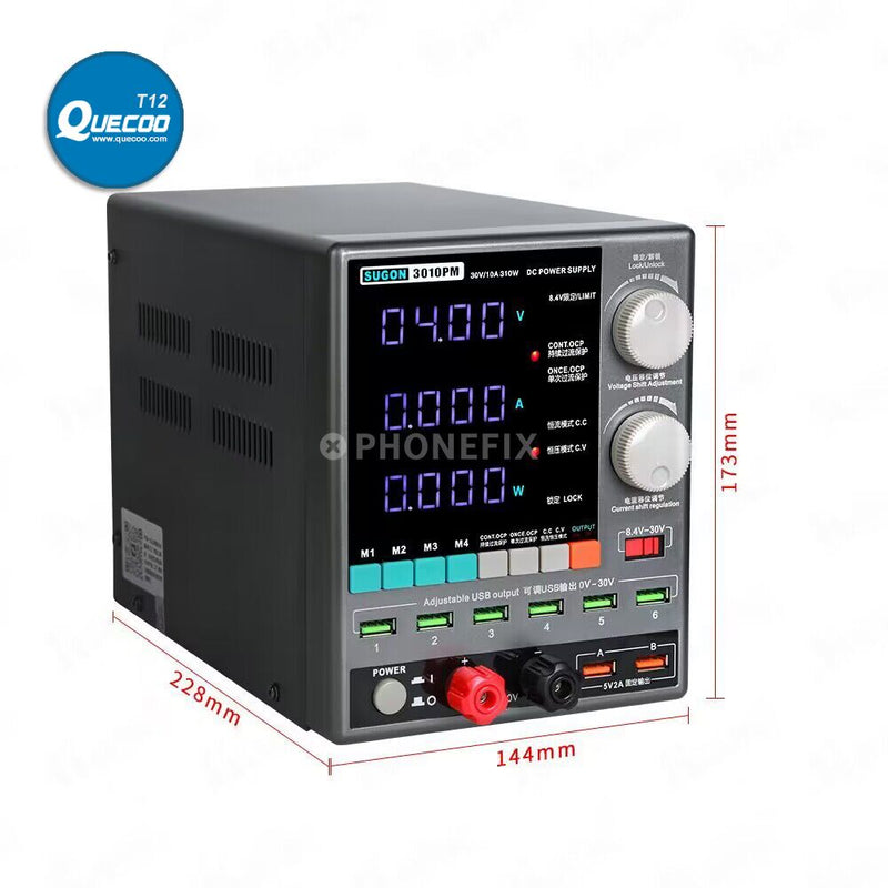 SUGON 3010PM 310W 30V 10A DC Power Supply 4-Digits Display