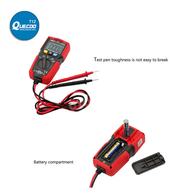 UNI-T UT125C Mini Digital Multimeter Capacitance Resistance Tester