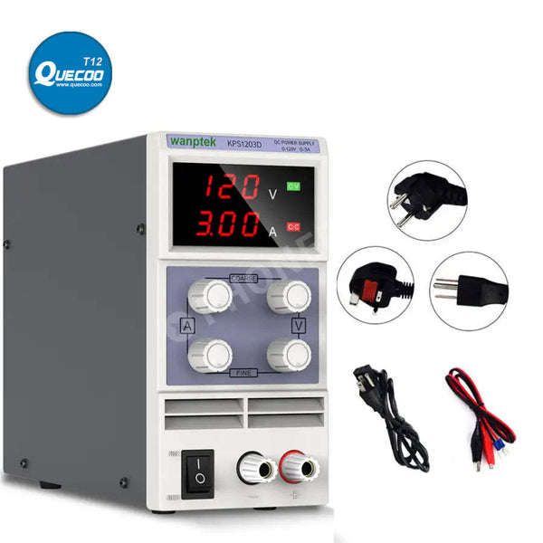 LED Lab Power Source Stabilized DC Power Supply Voltage Regulator Switch