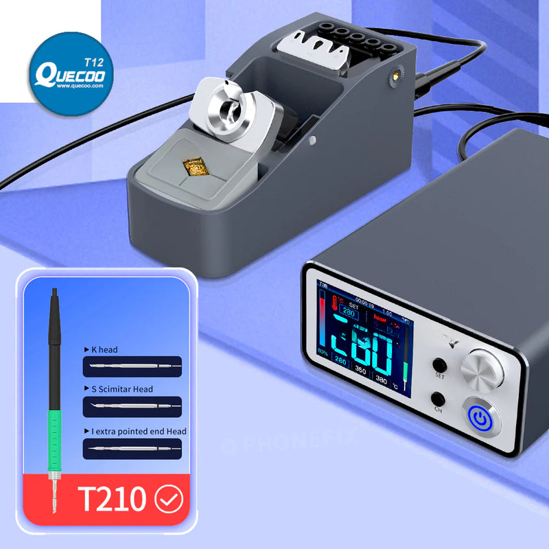 AIXUN T3B Smart Nano Soldering Station with T115 T210 Handles Rapid Welding Rework Station for Mobile Phone SMD BGA PCB Repair