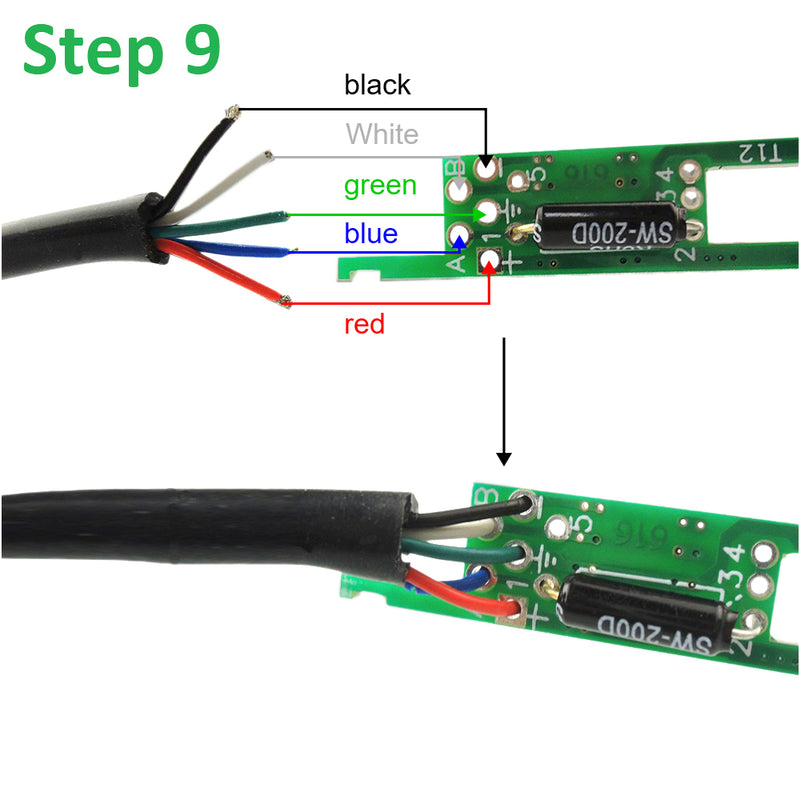 Electric Unit Digital Soldering Iron Station Temperature Controller Kits for HAKKO T12 Handle DIY kits w/ LED vibration switch